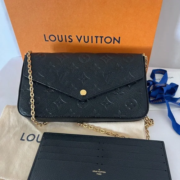❌❌SOLD❌❌ Félicie Pochette Louis Vuitton Black Monogram - FULL INCLUSION* - Picture 12 of 14